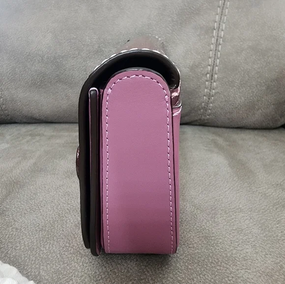 Coach Upcrafted Metallic Dinky Clutch